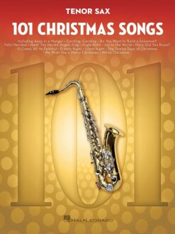 Interior pages of 101 Christmas Songs for Tenor Sax