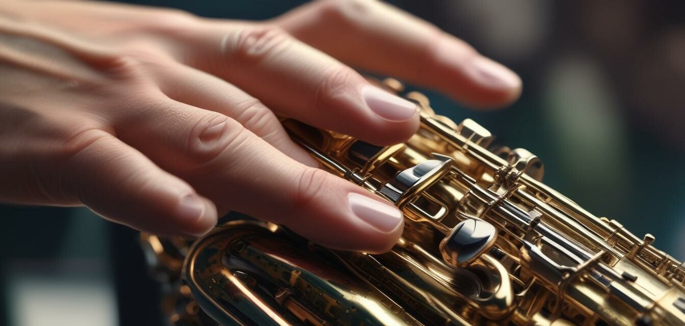 Saxophonist demonstrating vibrato