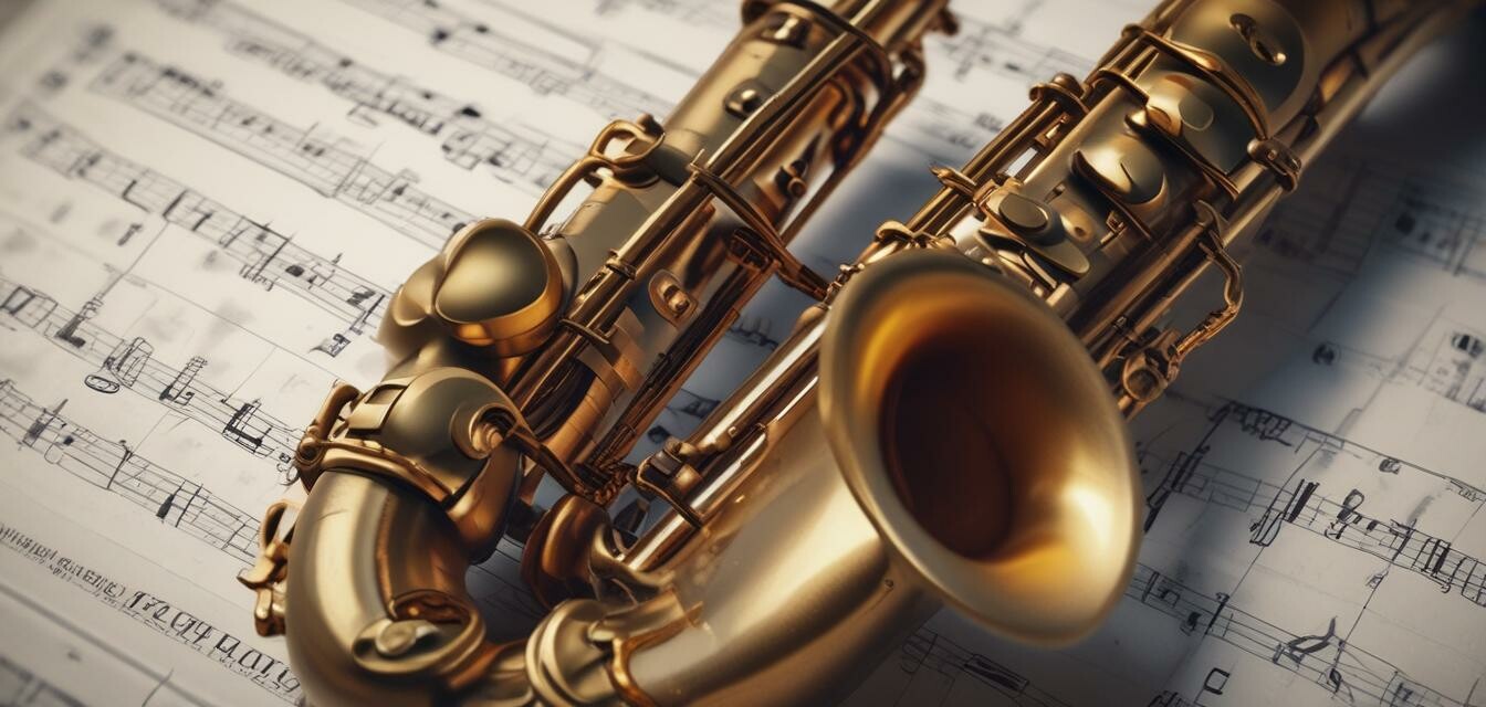 Tenor saxophone with jazz elements